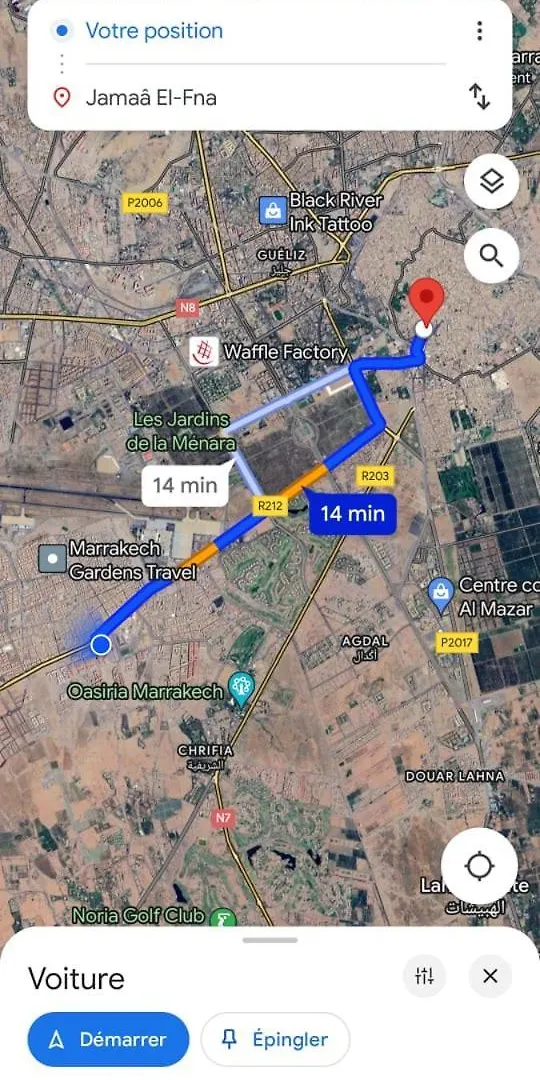 New Duplex Jardins D'Anas- Avenue Guemassa Near Airport Apartment Marrakesh